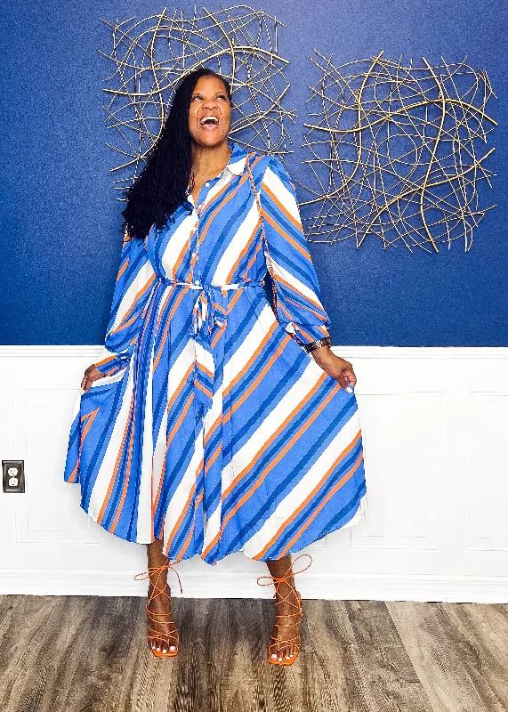 Striped in Syle Dress