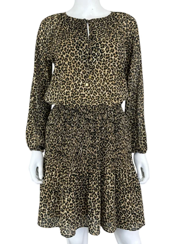 MICHAEL Michael Kors Leopard Print Dress Size S