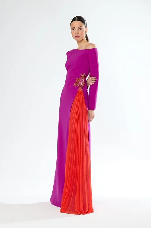 Pleated Keel Dress