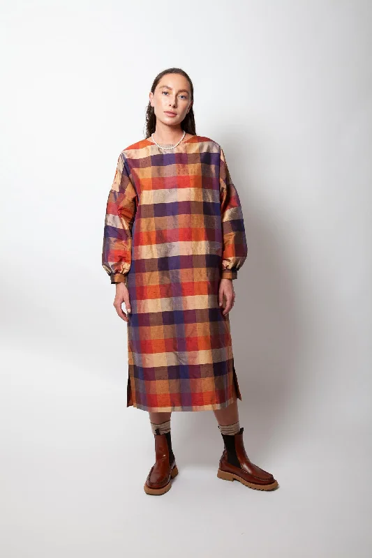 Verite Dress - Plaid Dupioni