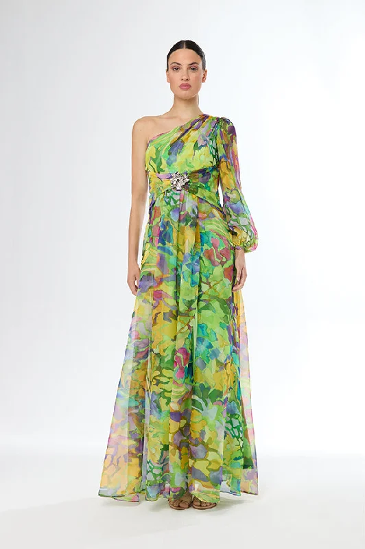Large Chiffon Dress
