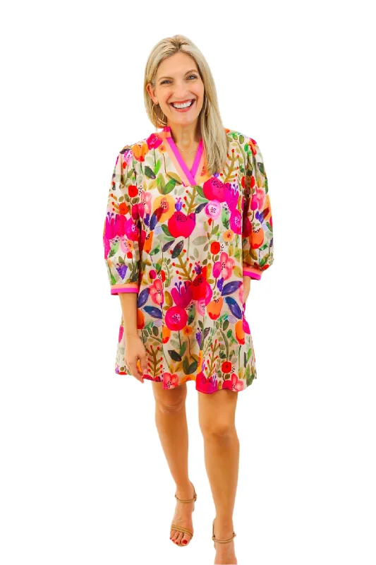 Sweet Sunshine Dress, Bold Combo