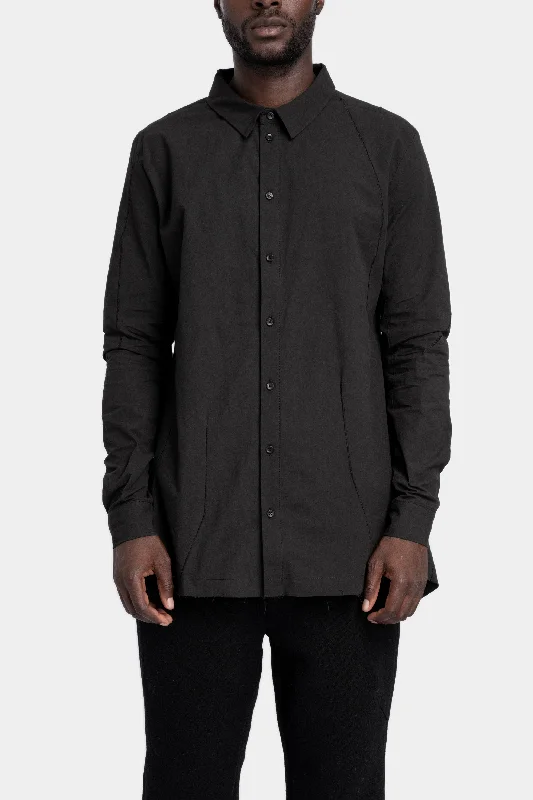 Classic collar shirt Fashionable Sheer Short Shirt