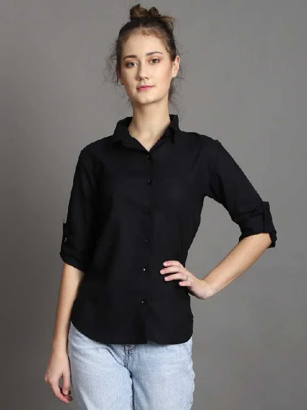 TANDUL Women Regular Fit Checkered Spread Collar Formal Shirt Fashionable Plaid Short Sleeve TANDUL Women Regular Fit Checkered Spread Collar Formal Shirt Fashionable Plaid Short Sleeve