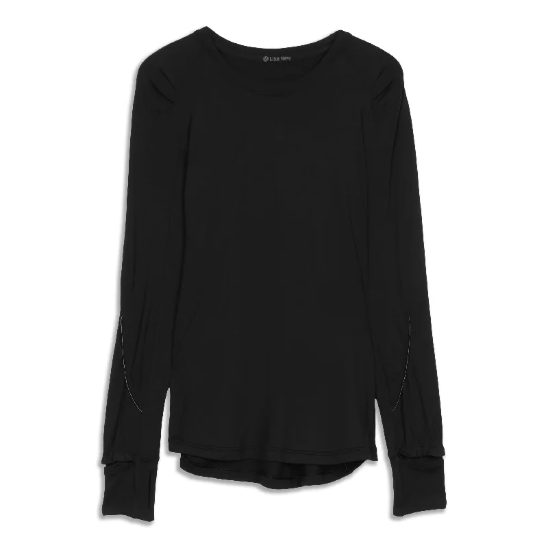 Extra Mile Long Sleeve Shirt - Resale Trendy Button-Front Short Sleeve
