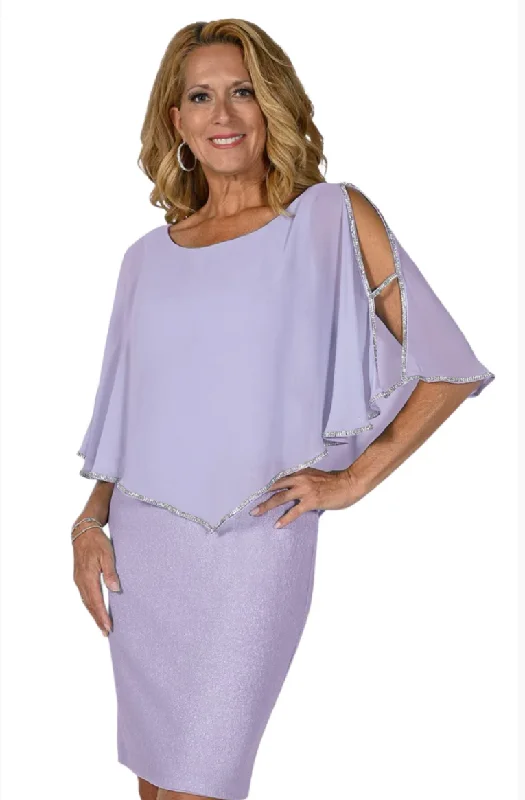 Amethyst Metallic Midi Dress Elegant Satin Midi Dress