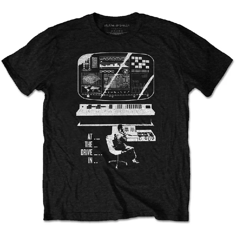 At The Drive-In | Official Band T-Shirt | Monitor (Small) Houndstooth Herringbone Solid At The Drive-In | Official Band T-Shirt | Monitor (Small) Houndstooth Herringbone Solid