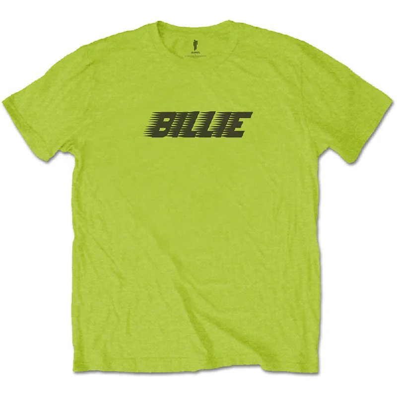 Billie Eilish | Official Band T-Shirt | Racer Logo & Blohsh (Back Print) Polka Dot Checkered Tartan Billie Eilish | Official Band T-Shirt | Racer Logo & Blohsh (Back Print) Polka Dot Checkered Tartan