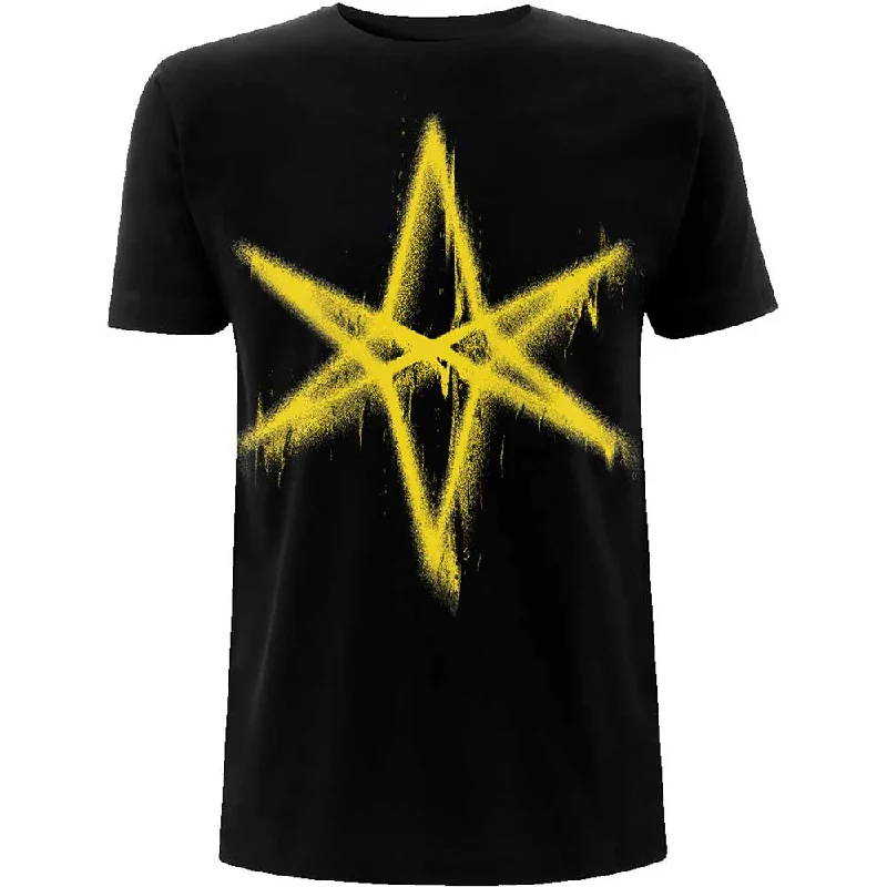 Bring Me The Horizon | Official Band T-Shirt | Spray Hex (Back Print) Knit Fabric Woven Fabric Fleece Fabric Bring Me The Horizon | Official Band T-Shirt | Spray Hex (Back Print) Knit Fabric Woven Fabric Fleece Fabric