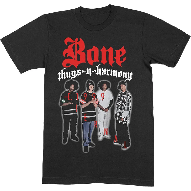 Bone Thugs-n-Harmony | Official Band T-Shirt | 1999 Spandex Blend Rayon Blend Denim Blend Bone Thugs-n-Harmony | Official Band T-Shirt | 1999 Spandex Blend Rayon Blend Denim Blend