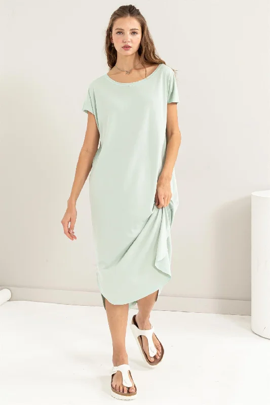 Blue Zone Planet | HYFVE Short Sleeve High-Low Slit Midi Dress Trendy Floral Wrap Midi Dress Blue Zone Planet | HYFVE Short Sleeve High-Low Slit Midi Dress Trendy Floral Wrap Midi Dress