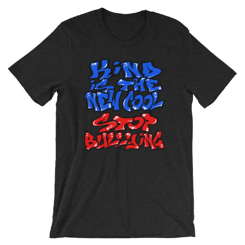 Kind is the New Cool - Stop Bullying Graffiti T-Shirt Polka Dot Checkered Tartan