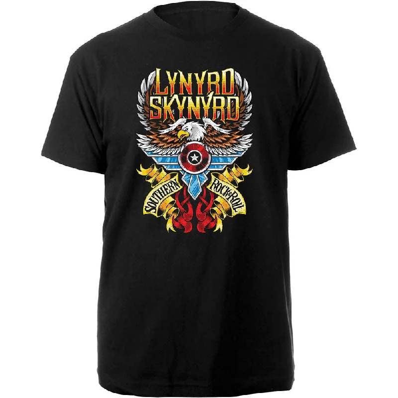 Lynyrd Skynyrd | Official Band T-Shirt | Southern Rock & Roll Silk Blend Satin Velvet Lynyrd Skynyrd | Official Band T-Shirt | Southern Rock & Roll Silk Blend Satin Velvet
