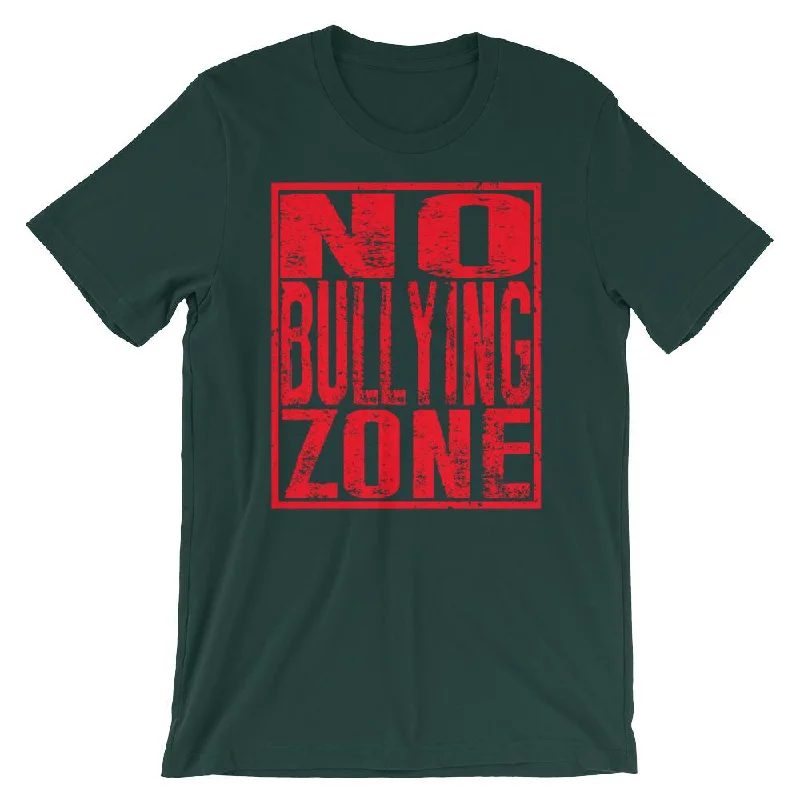 No Bullying Zone - Anti-Bullying T-shirt for Teachers Chenille Blend Fleece Blend Nylon Blend No Bullying Zone - Anti-Bullying T-shirt for Teachers Chenille Blend Fleece Blend Nylon Blend