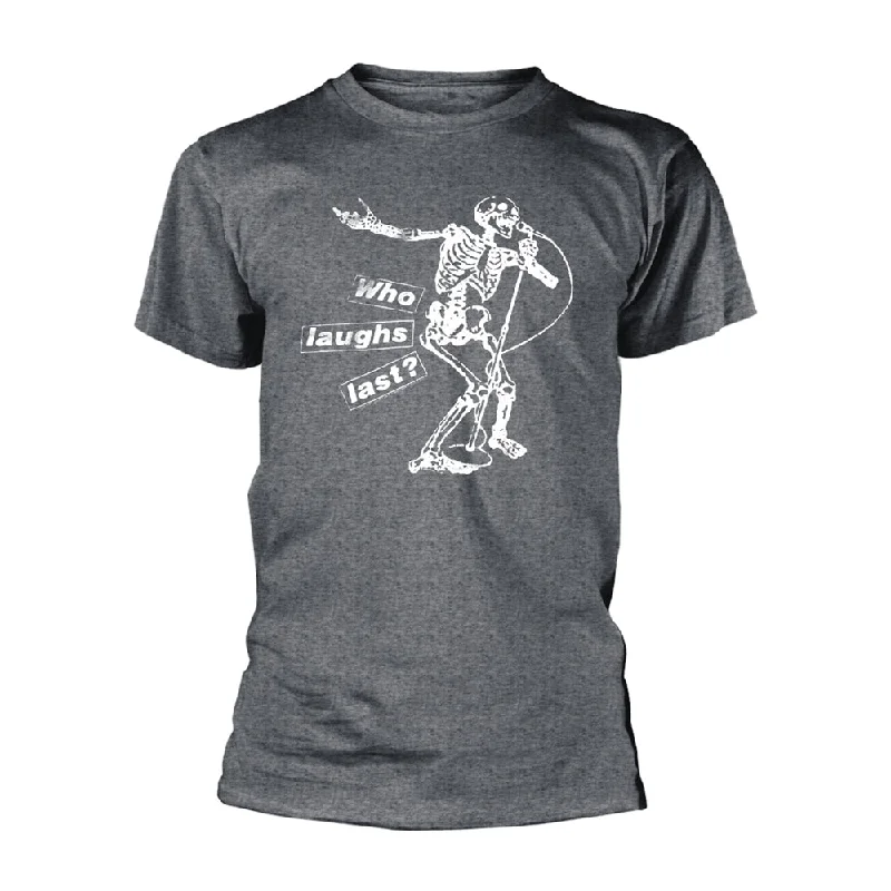 Rage Against The Machine Unisex T-shirt: Who Laughs Last (back print) Chenille Brocade Lace Rage Against The Machine Unisex T-shirt: Who Laughs Last (back print) Chenille Brocade Lace