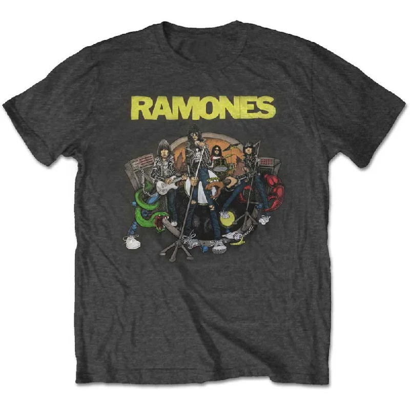 Ramones | Official Band T-Shirt | Road to Ruin Zippered Front Buttoned Front Snap Front Ramones | Official Band T-Shirt | Road to Ruin Zippered Front Buttoned Front Snap Front