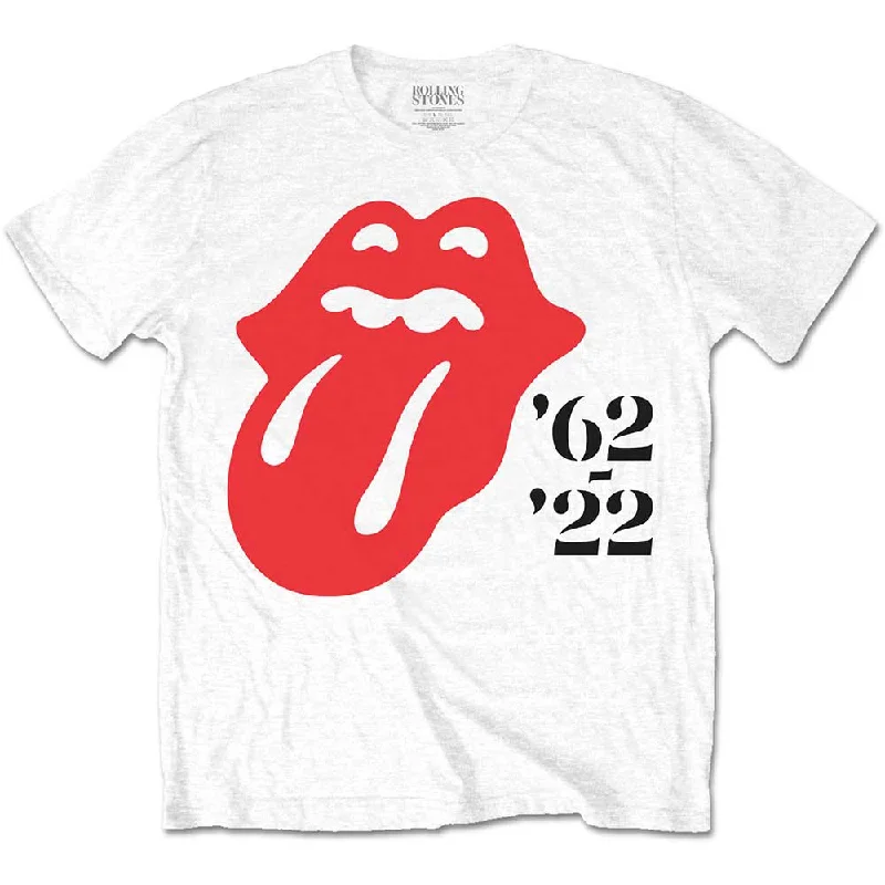 The Rolling Stones | Official Band T-Shirt | Sixty '62 - '22 Collared Crew Neck Turtle Neck The Rolling Stones | Official Band T-Shirt | Sixty '62 - '22 Collared Crew Neck Turtle Neck