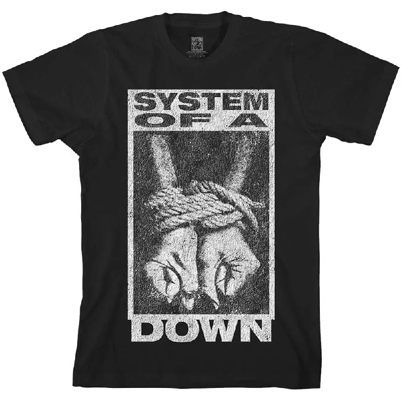 System Of A Down | Official Band T-Shirt | Ensnared Knit Fabric Woven Fabric Fleece Fabric System Of A Down | Official Band T-Shirt | Ensnared Knit Fabric Woven Fabric Fleece Fabric