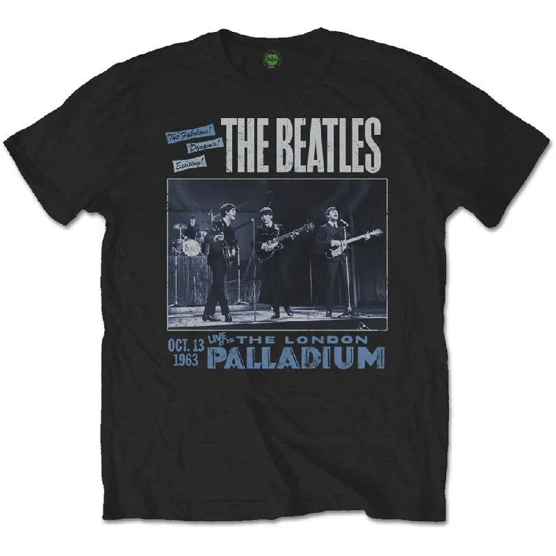 The Beatles Unisex Premium T-Shirt: 1963 The Palladium Notch Collar Peter Pan Collar Cowl Neck The Beatles Unisex Premium T-Shirt: 1963 The Palladium Notch Collar Peter Pan Collar Cowl Neck