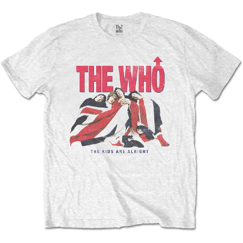 The Who | Official Band T-Shirt | Kids Are Alright Vintage Houndstooth Herringbone Solid The Who | Official Band T-Shirt | Kids Are Alright Vintage Houndstooth Herringbone Solid