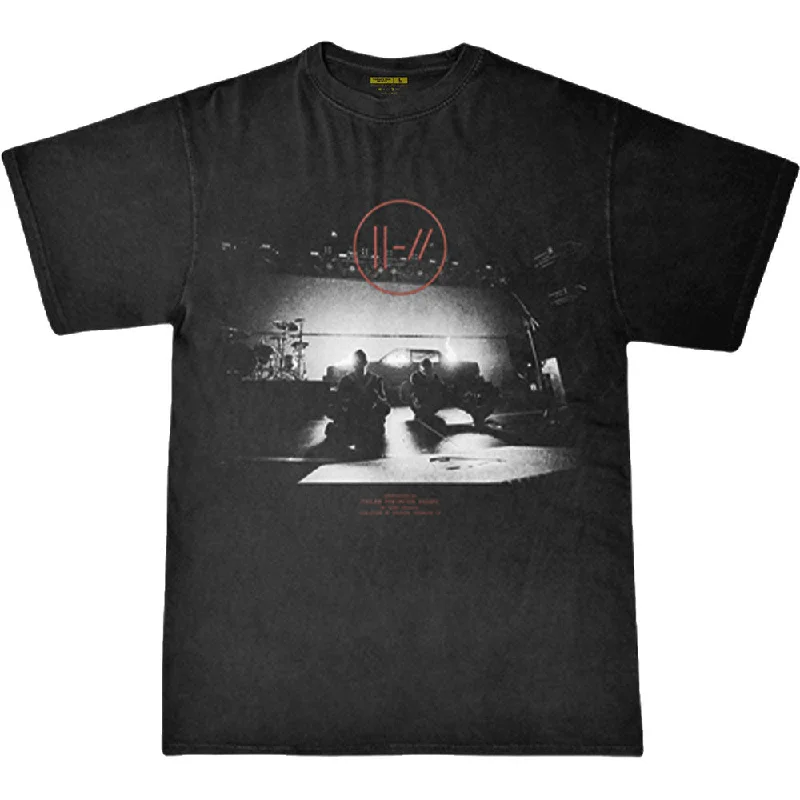 Twenty One Pilots | Official Band T-Shirt | Dark Stage Nylon Fabric Polyester Fabric Spandex Fabric Twenty One Pilots | Official Band T-Shirt | Dark Stage Nylon Fabric Polyester Fabric Spandex Fabric