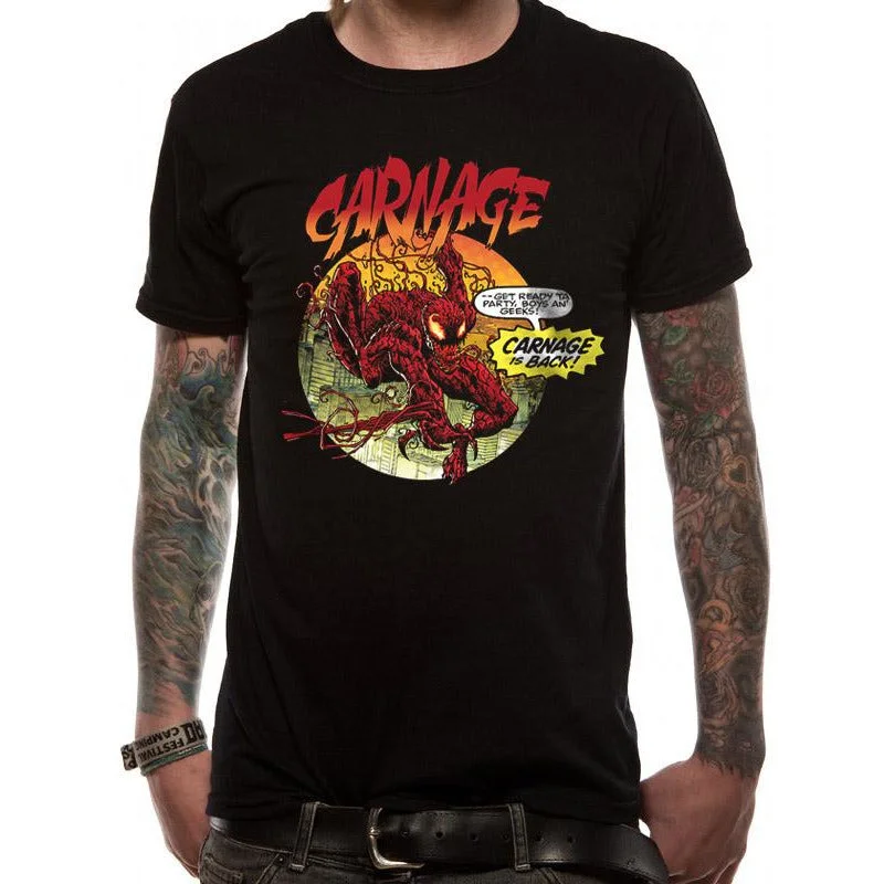 Unisex Venom Carnage Is Back Marvel T-Shirt Costume Print Top Modern Contemporary Chic Unisex Venom Carnage Is Back Marvel T-Shirt Costume Print Top Modern Contemporary Chic