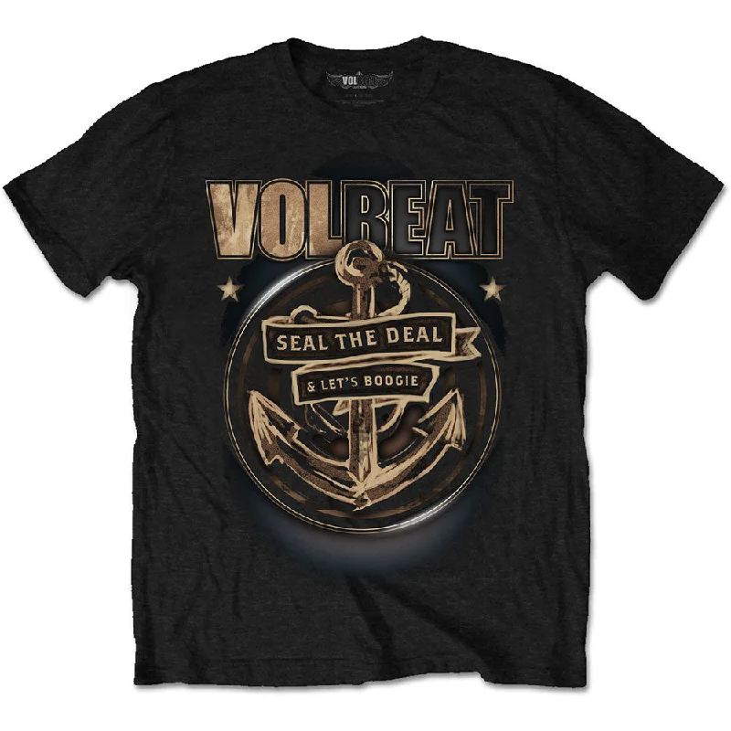 Volbeat | Official Band T-Shirt | Anchor Faux Fur Fabric Real Fur Fabric Shearling Fabric Volbeat | Official Band T-Shirt | Anchor Faux Fur Fabric Real Fur Fabric Shearling Fabric