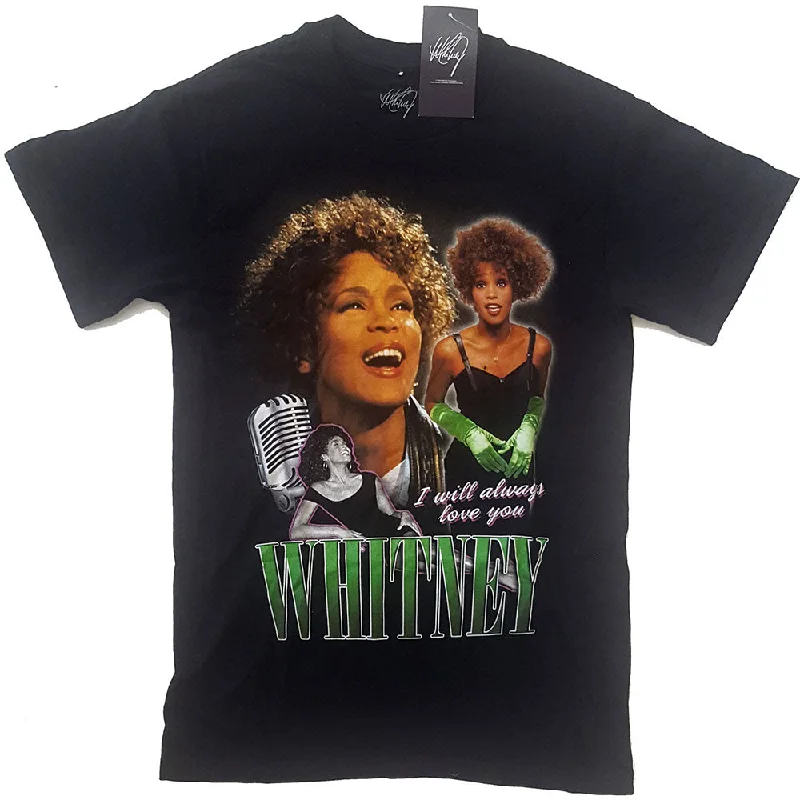 Whitney Houston | Official Band T-Shirt | Always Love You Homage Lace Blend Ribbed Blend Corduroy Blend Whitney Houston | Official Band T-Shirt | Always Love You Homage Lace Blend Ribbed Blend Corduroy Blend