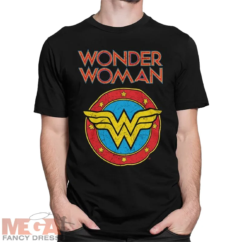 Unisex Wonder Woman Vintage Logo T-Shirt DC Universe Rayon Fabric Velvet Fabric Corduroy Fabric Unisex Wonder Woman Vintage Logo T-Shirt DC Universe Rayon Fabric Velvet Fabric Corduroy Fabric