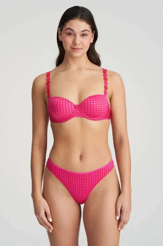 Avero Balcony Bra in Electric Pink Casual Bralette Set