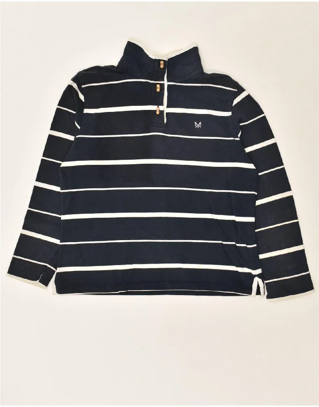 CREW CLOTHING Womens Button Neck Sweatshirt Jumper UK 16 Large Navy Blue Hoodie with Button Placket Classic Preppy CREW CLOTHING Womens Button Neck Sweatshirt Jumper UK 16 Large Navy Blue Hoodie with Button Placket Classic Preppy