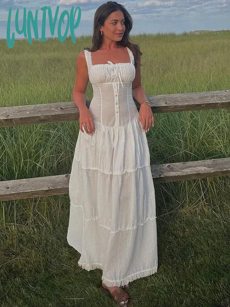 Lunivop Lace Up Slim Maxi Dresses For Women High Waist Corset Dress Womens Whitewedding Holiday Elegant Fashion Folds Dress Woman Comfortable Maxi Dress with Belt Lunivop Lace Up Slim Maxi Dresses For Women High Waist Corset Dress Womens Whitewedding Holiday Elegant Fashion Folds Dress Woman Comfortable Maxi Dress with Belt