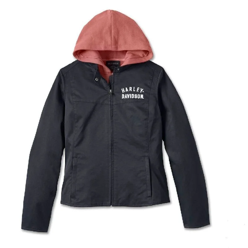 97450-23vw Harley 97450-23VW WOMEN'S MISS ENTHUSIAST 3-IN-1 OUTERWEAR JACKET Wool Fabric Cashmere Fabric Tweed Fabric 97450-23vw Harley 97450-23VW WOMEN'S MISS ENTHUSIAST 3-IN-1 OUTERWEAR JACKET Wool Fabric Cashmere Fabric Tweed Fabric