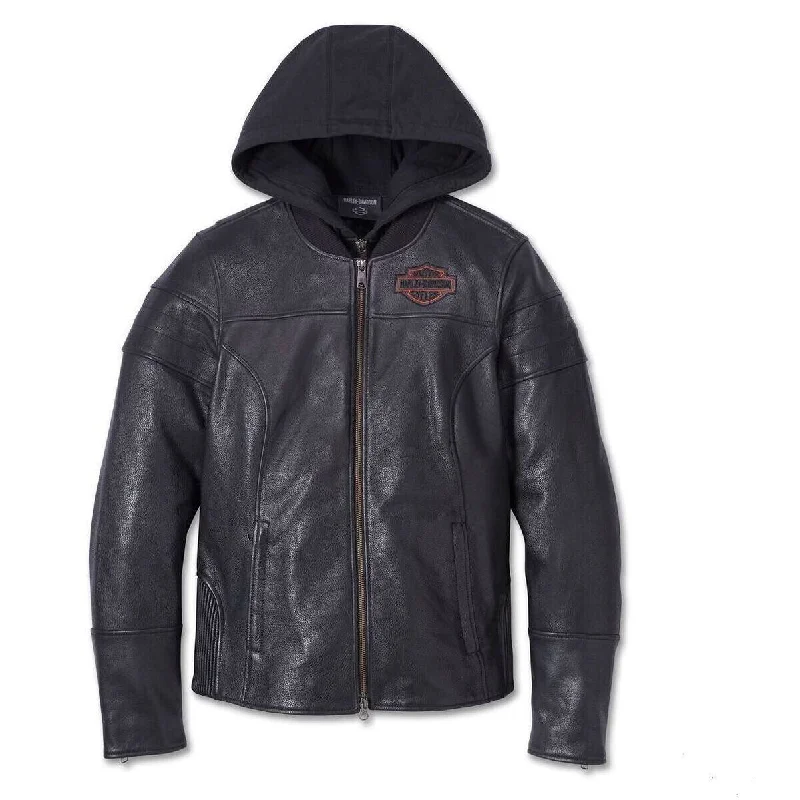 98020-23vw Harley WOMEN'S MISS ENTHUSIAST 2.0 LEATHER 3-IN-1 JACKET Wool Jacket Cashmere Jacket Tweed Jacket 98020-23vw Harley WOMEN'S MISS ENTHUSIAST 2.0 LEATHER 3-IN-1 JACKET Wool Jacket Cashmere Jacket Tweed Jacket