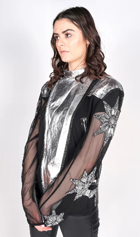 Any Old Iron Flash Jacket One-Shoulder Jacket Off-the-Shoulder Jacket Asymmetrical Jacket Any Old Iron Flash Jacket One-Shoulder Jacket Off-the-Shoulder Jacket Asymmetrical Jacket