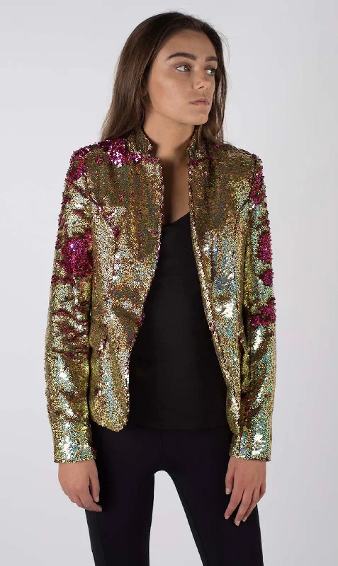 Any Old Iron Hologram Gold to Pink Jacket Striped Jacket Polka Dot Jacket Floral Jacket Any Old Iron Hologram Gold to Pink Jacket Striped Jacket Polka Dot Jacket Floral Jacket