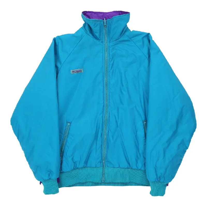 Columbia Jacket - Large Blue Polyester Nylon Fabric Polyester Fabric Spandex Fabric Columbia Jacket - Large Blue Polyester Nylon Fabric Polyester Fabric Spandex Fabric