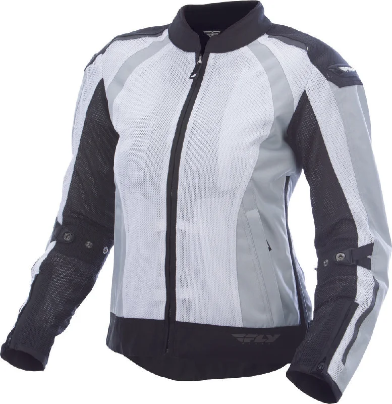 Fly Racing Women's Cool Pro Mesh Jacket - White/Black Belted Jacket Elasticated Jacket Padded Jacket Fly Racing Women's Cool Pro Mesh Jacket - White/Black Belted Jacket Elasticated Jacket Padded Jacket