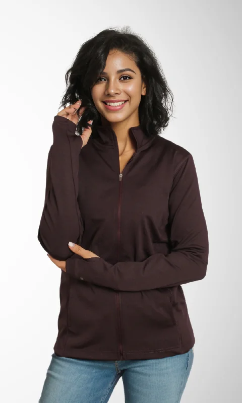 Women Track Sports Zip Up Jacket (Burgundy) Denim Jacket Leather Jacket Suede Jacket Women Track Sports Zip Up Jacket (Burgundy) Denim Jacket Leather Jacket Suede Jacket