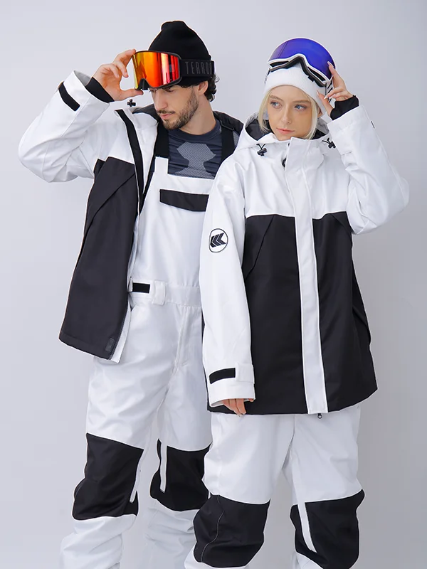 Women's Dawnski Alpine Ranger Colorblock Hooded Snowboard Jacket Bomber Jacket Anorak Windbreaker Women's Dawnski Alpine Ranger Colorblock Hooded Snowboard Jacket Bomber Jacket Anorak Windbreaker