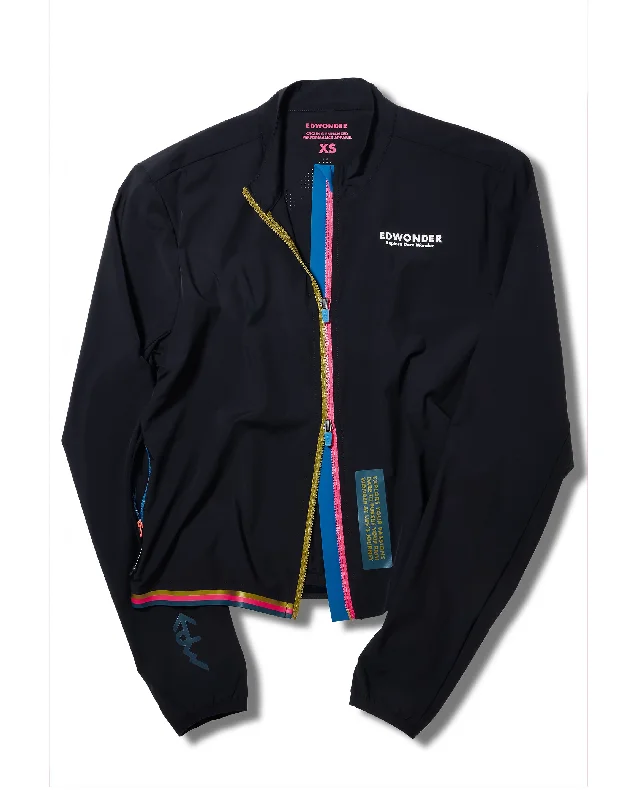 Women's EdW Edition Lightweight Stowable Jacket 2.0 - Black Welt Pockets Slit Pockets Flap Pockets Women's EdW Edition Lightweight Stowable Jacket 2.0 - Black Welt Pockets Slit Pockets Flap Pockets