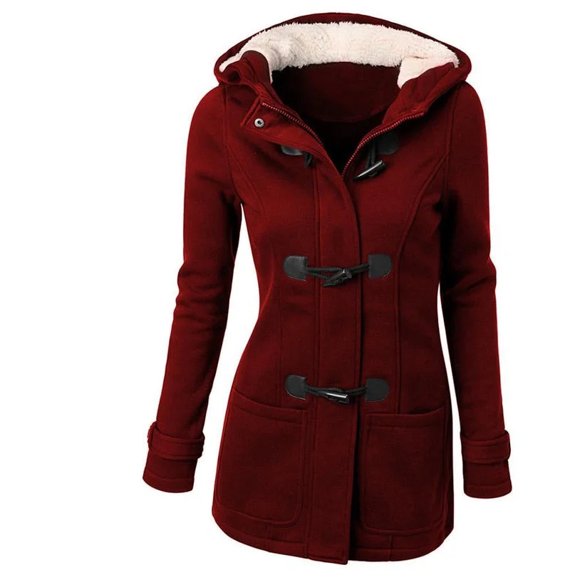 Women's Hooded Jacket 2019 Fashion Autumn Long Hoodie Zip-Up Jacket Button-Up Jacket Women's Hooded Jacket 2019 Fashion Autumn Long Hoodie Zip-Up Jacket Button-Up Jacket