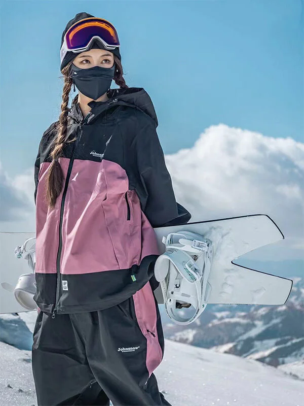 Women's John Snow Mountain Addiction Snowboard Jacket & Pants Snowsuit Welt Pockets Slit Pockets Flap Pockets Women's John Snow Mountain Addiction Snowboard Jacket & Pants Snowsuit Welt Pockets Slit Pockets Flap Pockets