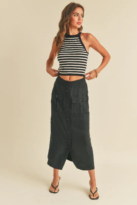 Annika Cargo Skirt chiffon skirt flowing